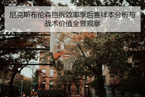 尼克斯布伦森挡拆效率季后赛样本分析与战术价值全景观察